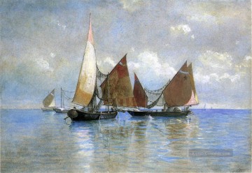  william - Veneziafischerboote Seestück Boot William Stanley Haseltine
